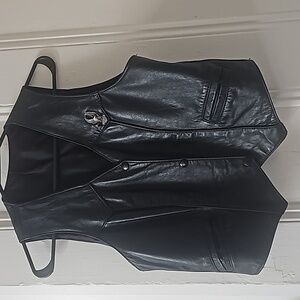 Women's Leather Vest